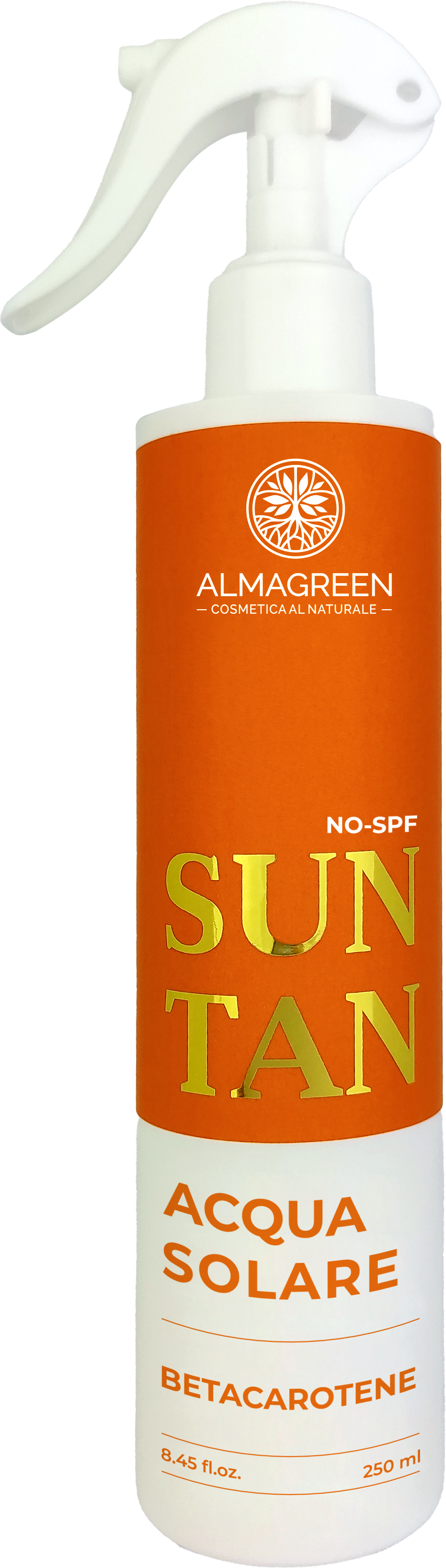 Almagreen - SUN WATER TANNING SPRAY WITH BETACAROTENE 