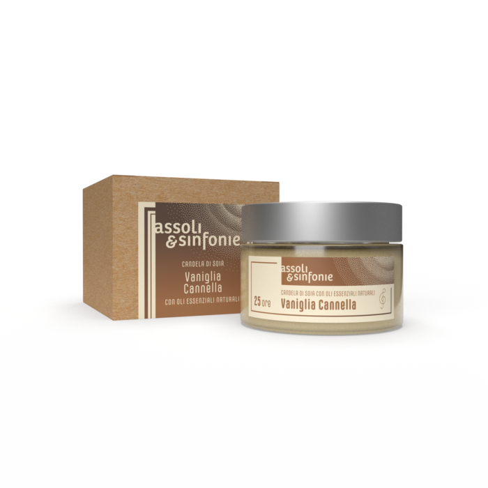 Bioteko Cosmetica - Vanilla and Cinnamon Room Candle 100gr