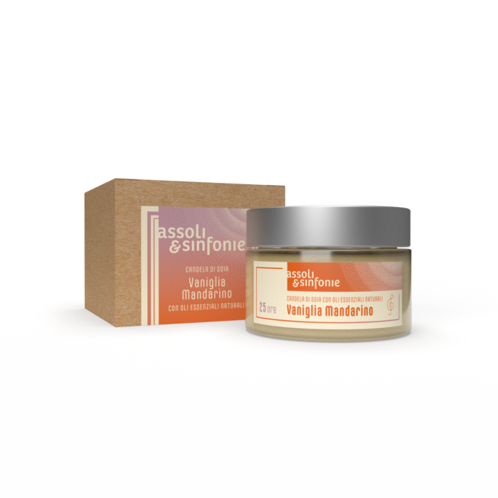 Bioteko Cosmetica - Vanilla and Mandarin Room Candle 100gr