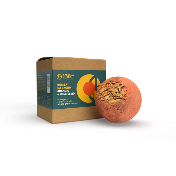 Bioteko Cosmetica - Orange and grapefruit bath bomb - antioxidant action 100gr