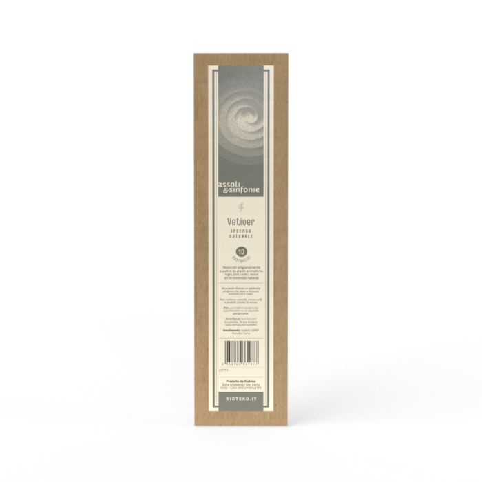 Bioteko Cosmetics - Vetiver Incense Pack 10