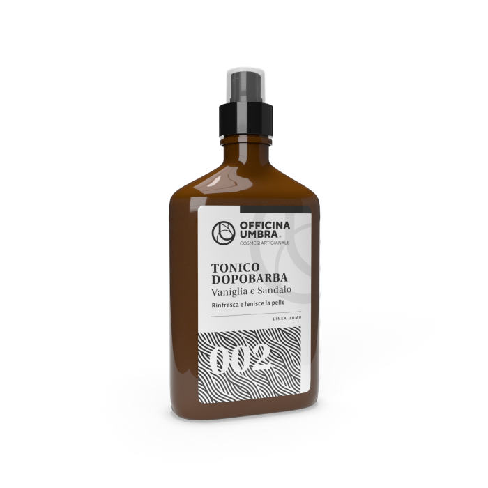 Bioteko Cosmetics - Vanilla and sandalwood aftershave tonic 250ml