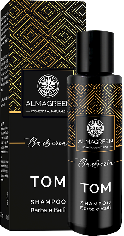 Almagreen - TOM – MOISTURIZING SHAMPOO FOR BEARD AND MUSTACHE 