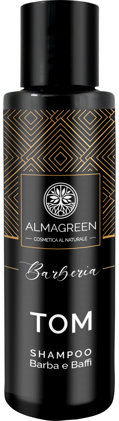 Almagreen - TOM – MOISTURIZING SHAMPOO FOR BEARD AND MUSTACHE 