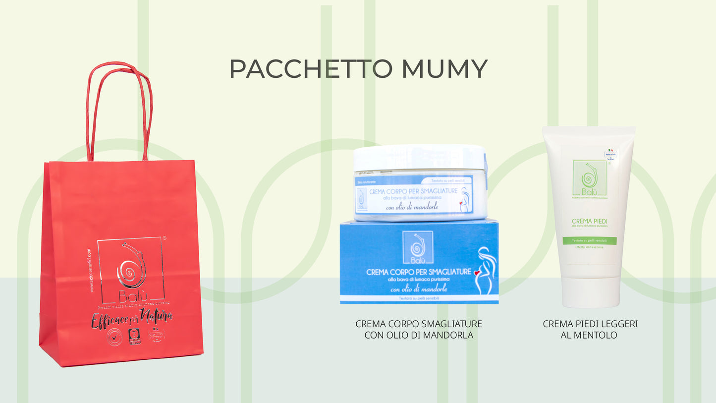 Balù Cosmetica Pacchetto MUMY – Crema Corpo Smagliature + Crema Piedi