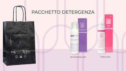 Balù Cosmetica - Pacchetto DETERGENZA – Tonico Viso + Mousse Micellare